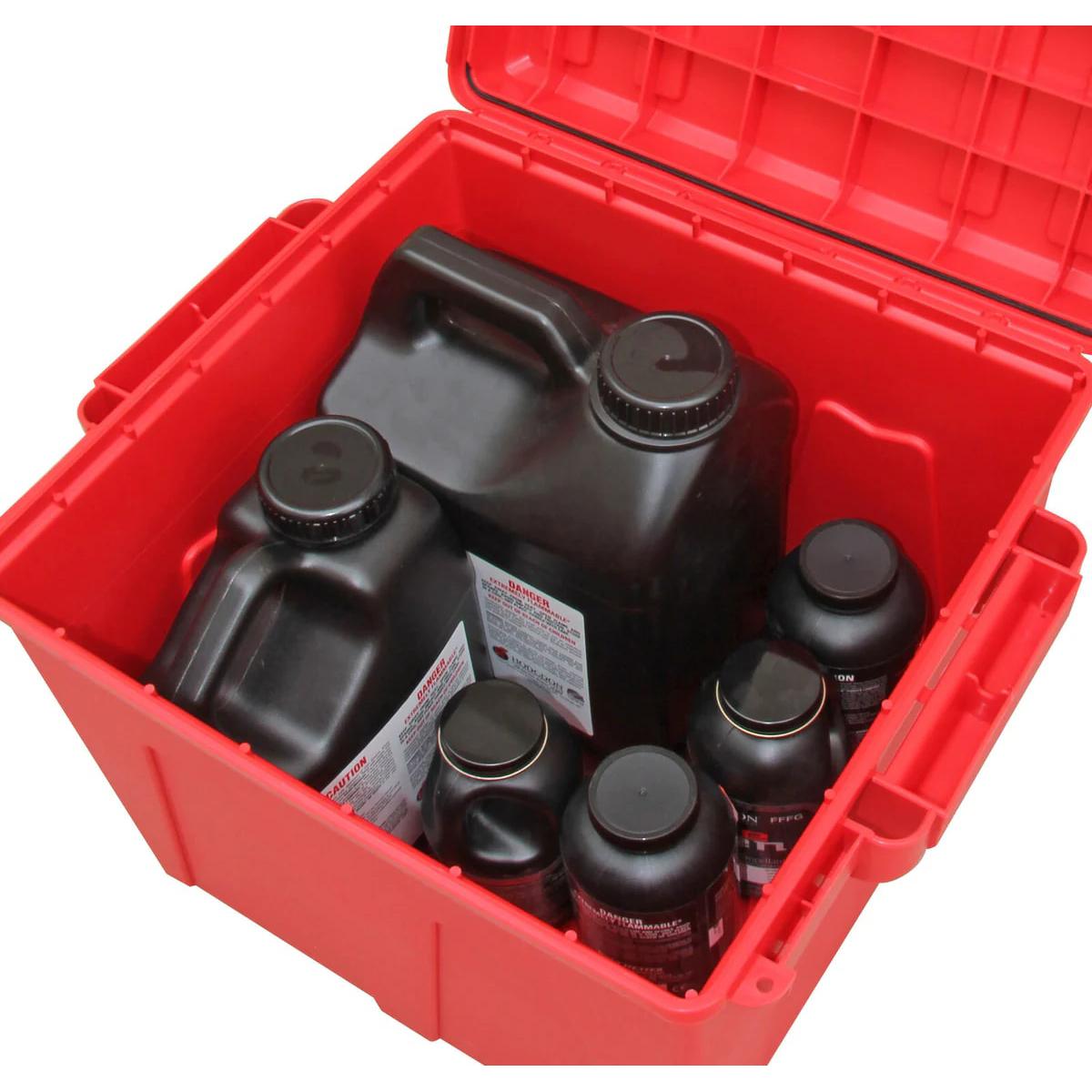 MTM Case-Gard PK12 Powder Keg Storage Container Red Polypropylene Plastic - View 2