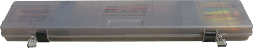 MTM Compact Arrow Case Smoke BH-18S-41 Grey Holds 18-24 Arrows, Fits Soft Bowcase Pockets, Snap Lock Latch - View 2