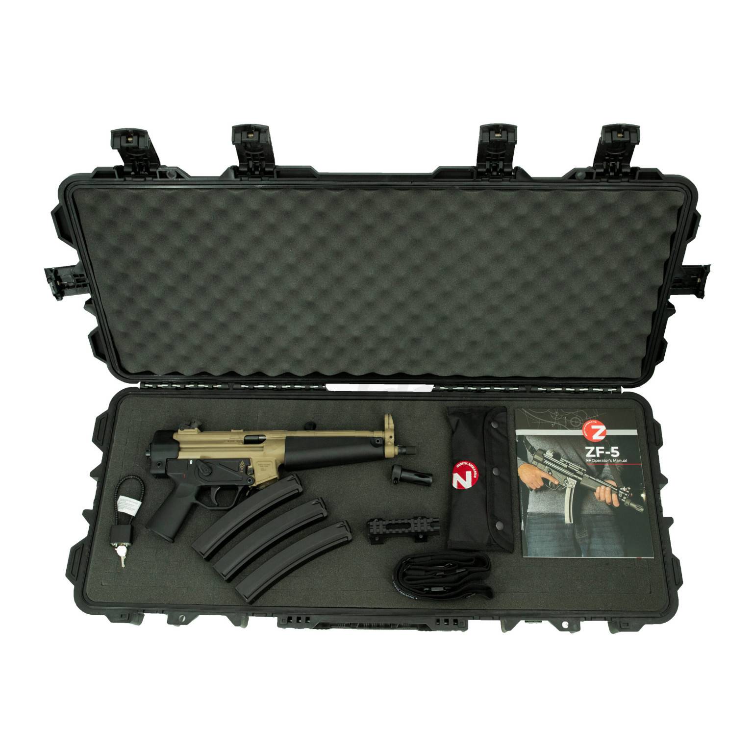 Zenith ZF5000009FDE ZF-5 9mm Pistol, 8.9" Barrel, 30-Rd, FDE, Premium Package - View 2