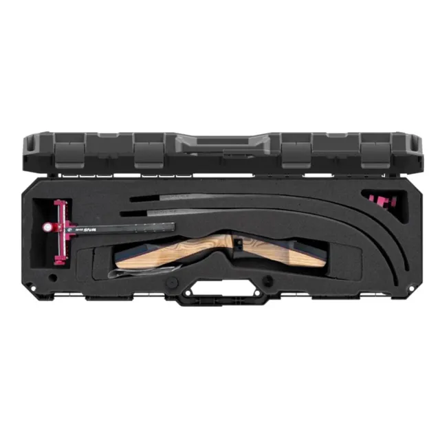 MTM BC34TD Takedown Recurve Bow Case, Black, Airline-Approved, 34" Interior - View 2