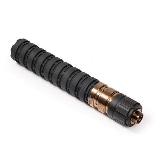 Q Erector SIL-E-9-BLACK 9MM Modular 1/2-28 8.7" Black - View 2