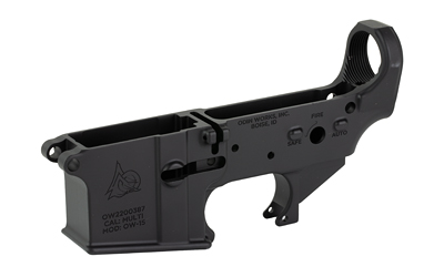 Odin Works OW-15 Forged Lower, Semi-Auto, 223 Rem/556 NATO, Anodized Black - View 2
