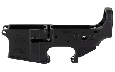 Odin Works OW-15 Forged Lower, Semi-Auto, 223 Rem/556 NATO, Anodized Black - View 4