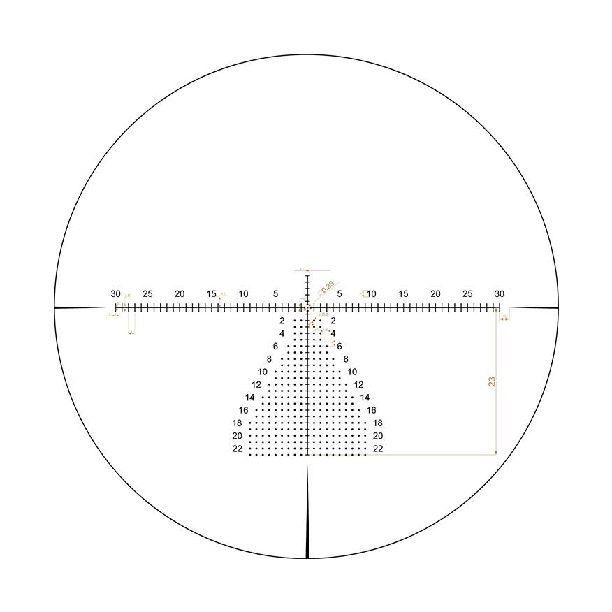 Riton 5C525AFI23 5 Conquer 5-25x56 FFP Rifle Scope HD Glass Matte Black - View 2