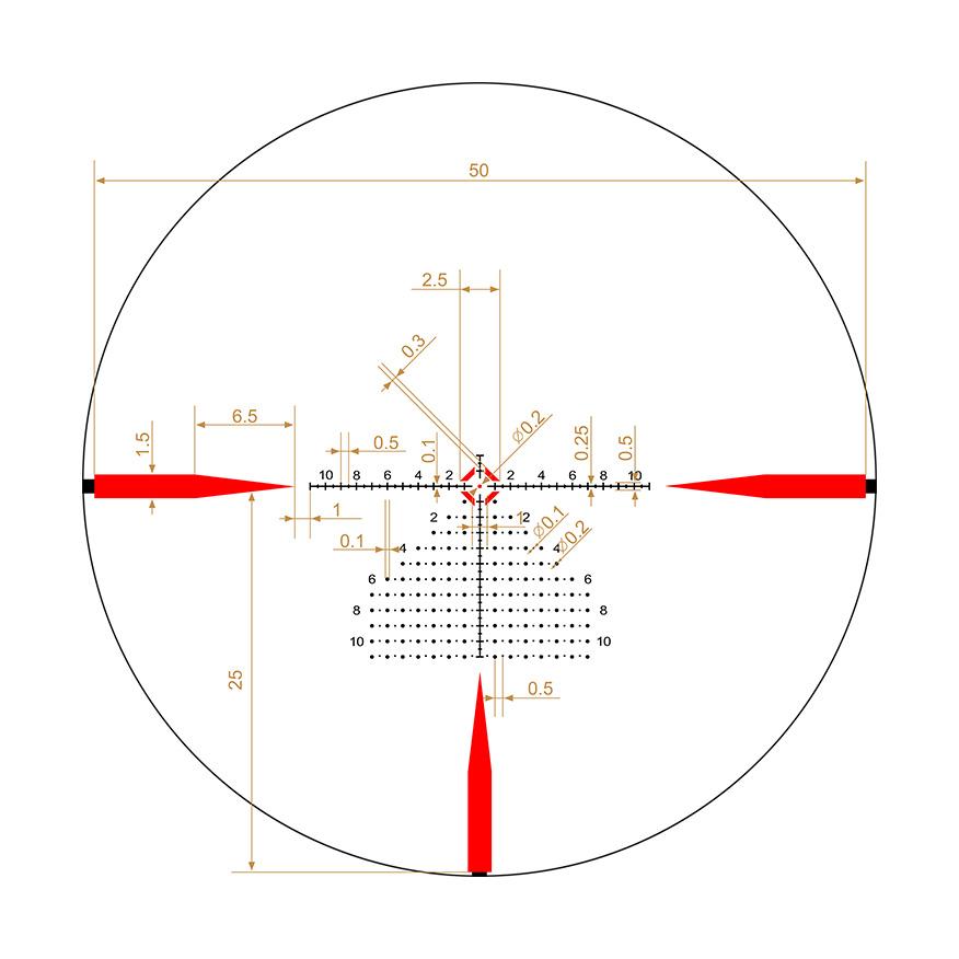 Riton 5T110LFI23 5 Tactix 1-10x24 HD Glass Rifle Scope Matte Black - View 2