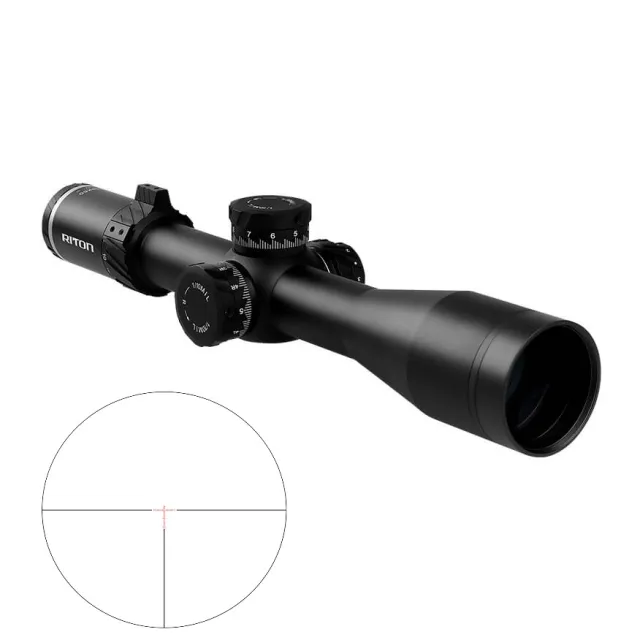 Riton 7C318LPFI23 7 Conquer 3-18x50mm FFP Scope, Illuminated PSR Reticle - View 2