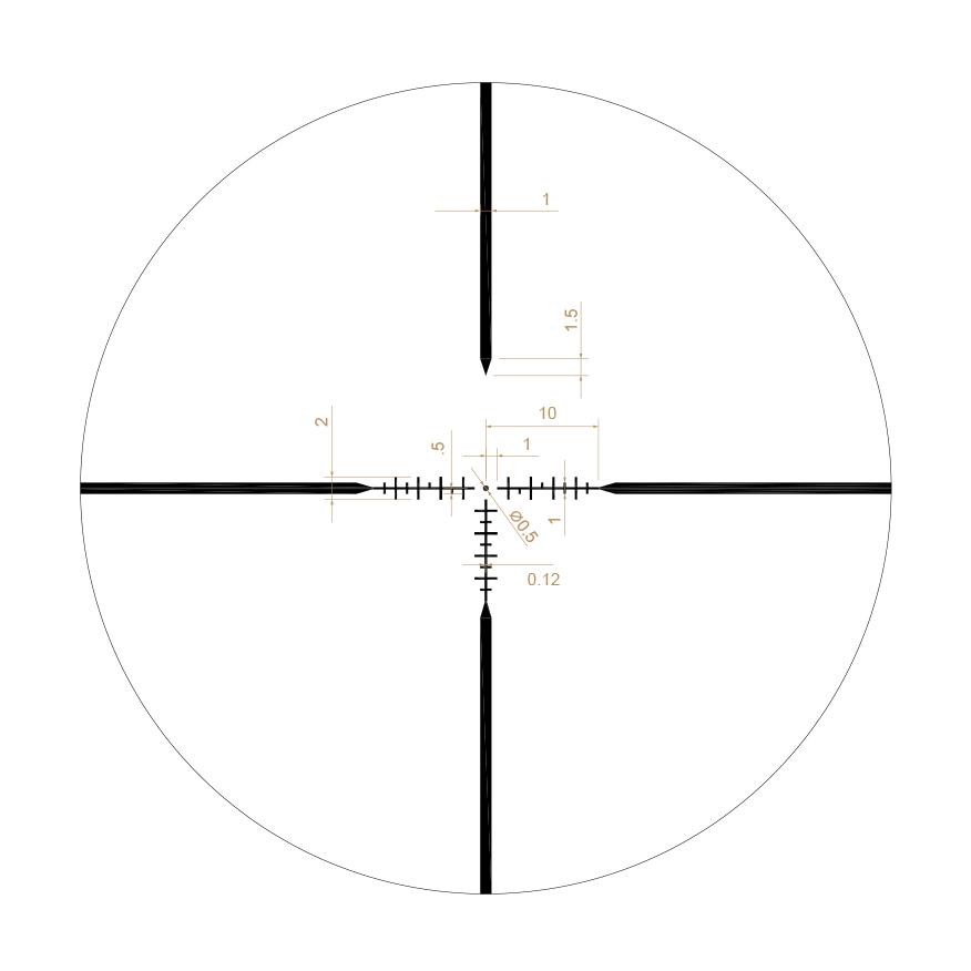 Riton 1P416AS23 Primal 4-16x44 SFP Rifle Scope HD Glass Matte Black - View 2