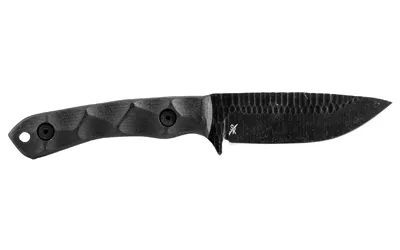 Stroup Knives GP2 3.5 In Acid-Etch Black G10 with Sheath - View 3