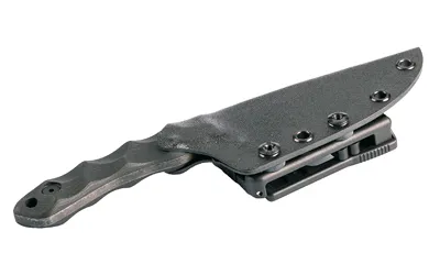 Stroup Knives GP2 3.5 In Acid-Etch Black G10 with Sheath - View 4