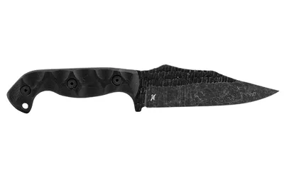 Stroup TU1-B-G10 Fixed Blade Knife, 4.5" 1095 Steel, G10 Handle, Sheath - View 3