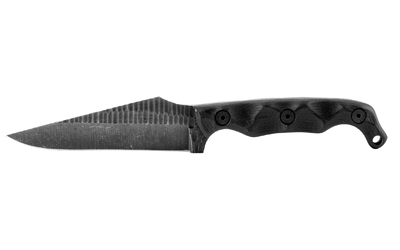 STROUP TU2-B-G10 Fixed Blade Knife, 4" 1095 Steel, G10 Handle, Sheath - View 2