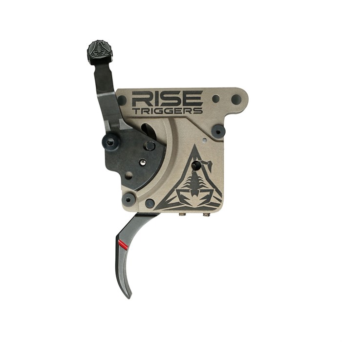 Rise Armament RA735C Reliant Trigger Black/FDE Curved - View 2