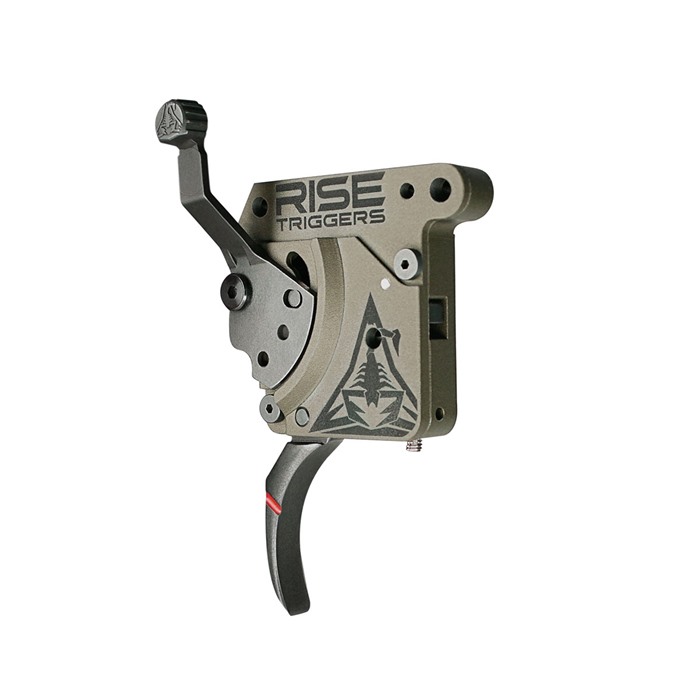 Rise Armament RA735C Reliant Trigger Black/FDE Curved - View 3
