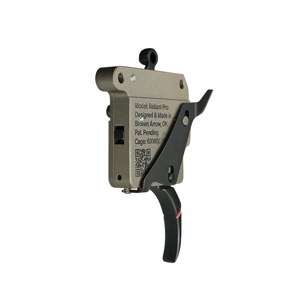 Rise Armament RA735CBC Reliant Black/FDE 7075 Aluminum AR-15 Trigger - View 2