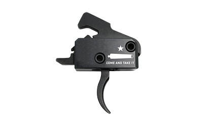 Rise Armament RA-140-CTI Super Sporting Trigger - Black with Come And Take It Logo - View 2