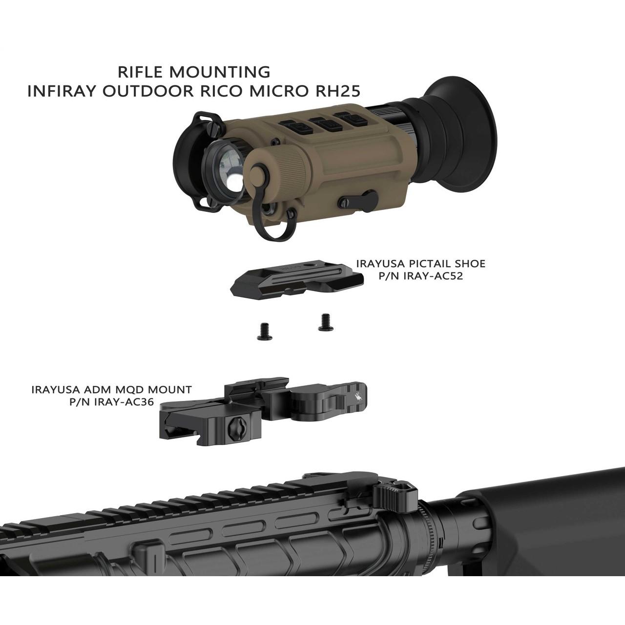 IRAY RH25V2 RICO V2 640 12 Micron Thermal Scope - View 2