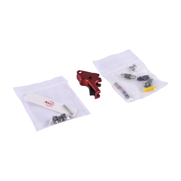 Apex Tactical 100-271-RED Flat Face Trigger Kit Aluminum Red S&W M&P M2.0 - View 2