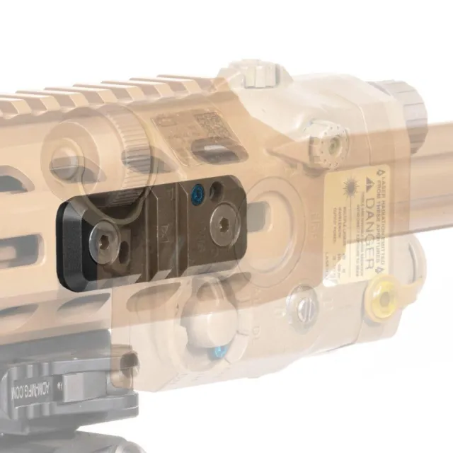 Reptilia 100255 Low Profile M-Lok Rail Mount Black 7075-T6 Aluminum - View 2