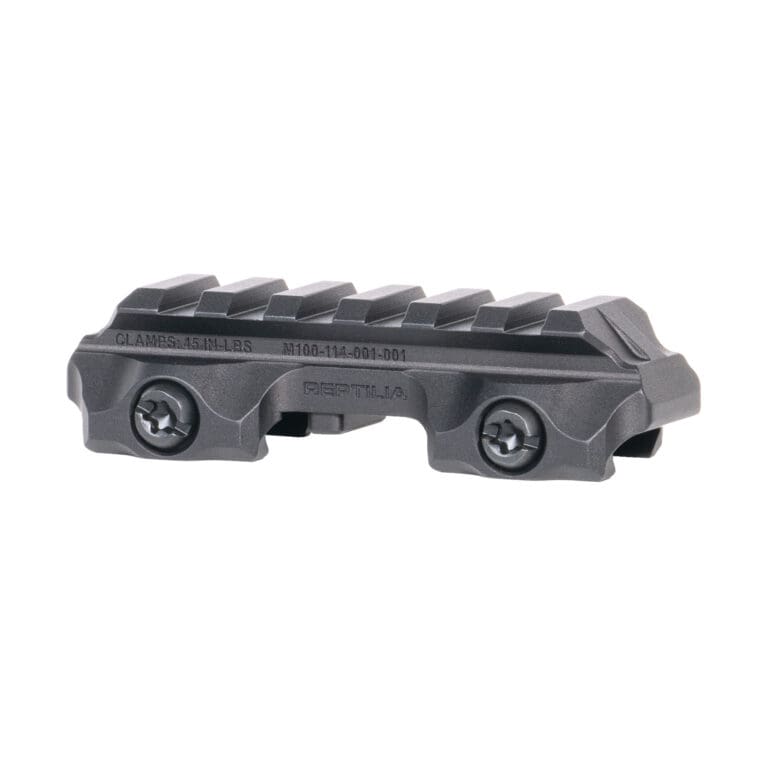 Reptilia 100-271 RMU Mount, .625" Height, 6 Slot, 1913 Picatinny, Black - View 2
