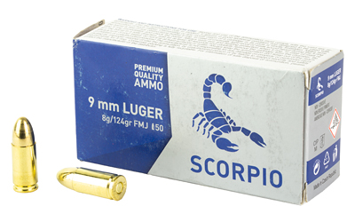STV Technology S9MM124F Scorpio 9MM 124 Grain FMJ Ammo 50 Rounds - View 2