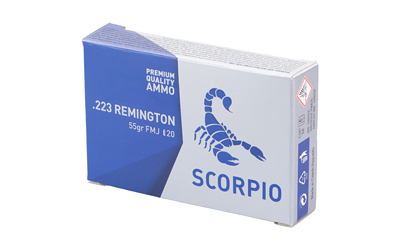 Scorpio Ammo 223 Remington 55 Gr FMJ 20 Round Box - View 4
