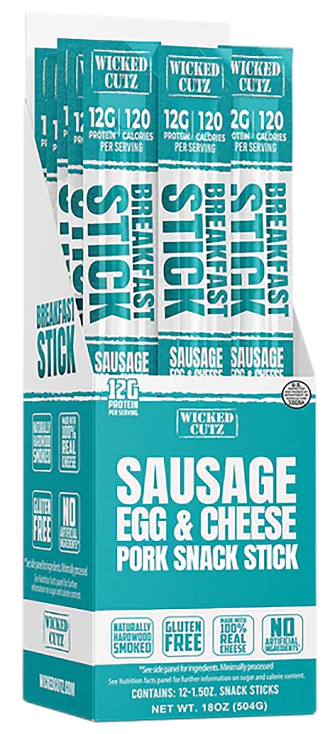 Wicked Cutz WCBR12SEC Sausage Egg & Cheese Breakfast Sticks 12 Pack - View 2