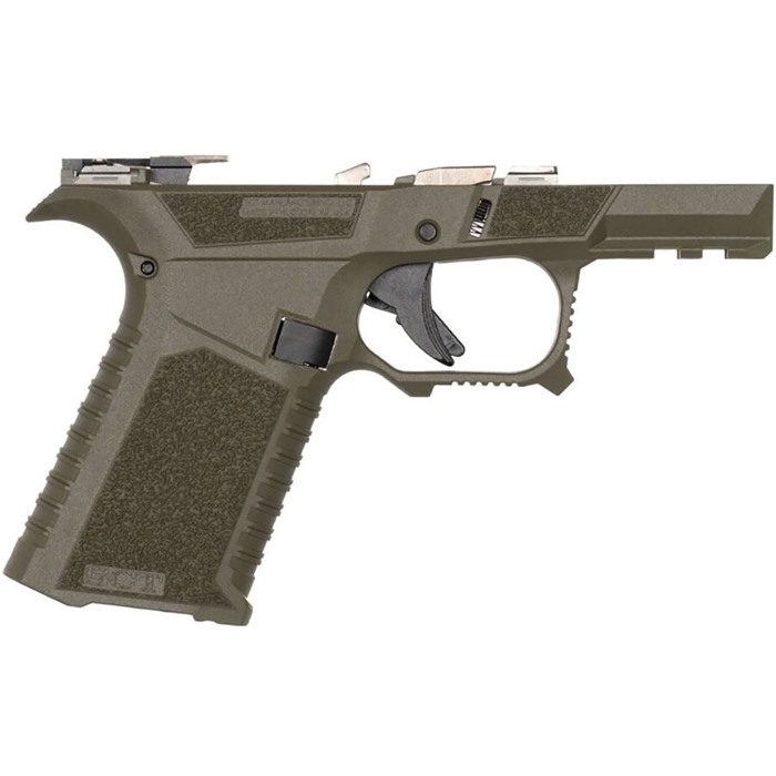 Sct Manufacturing 0226020000IB Full Frame OD Green Aggressive Texture Stainless Steel Grip - View 2