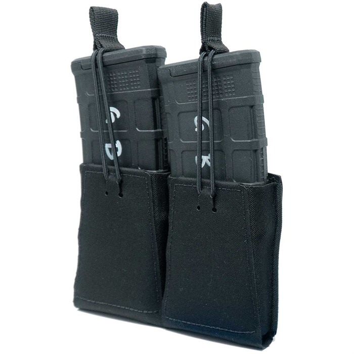 GBRS Group Double Rifle Magazine Pouch Black Fits (2) Rifle Magazines - View 2
