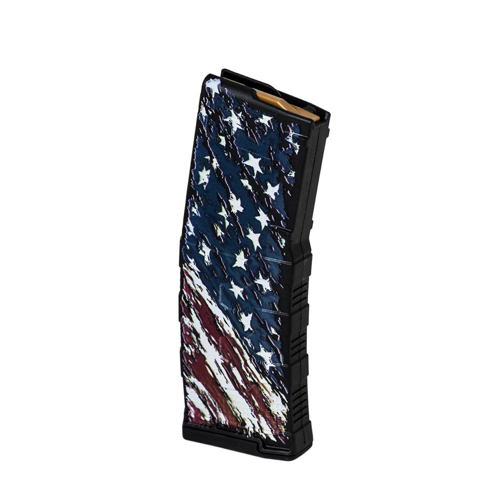 Amend2 556MOD3FLAG30 AR-15 Magazine 5.56x45 30RD Poly American Flag - View 2