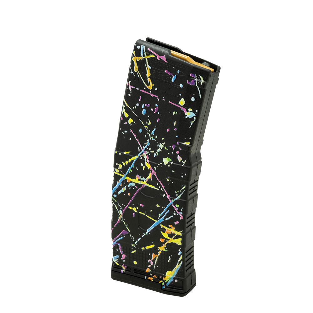 Amend2 556MOD3NEON30 AR-15 Magazine 5.56x45 30RD Poly Neon Splat - View 2