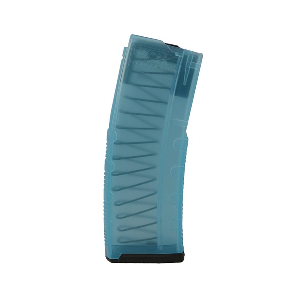 Amend2 AR-15 Mod-C Rifle Magazine Translucent Teal 5.56/.223 30/rd - View 2