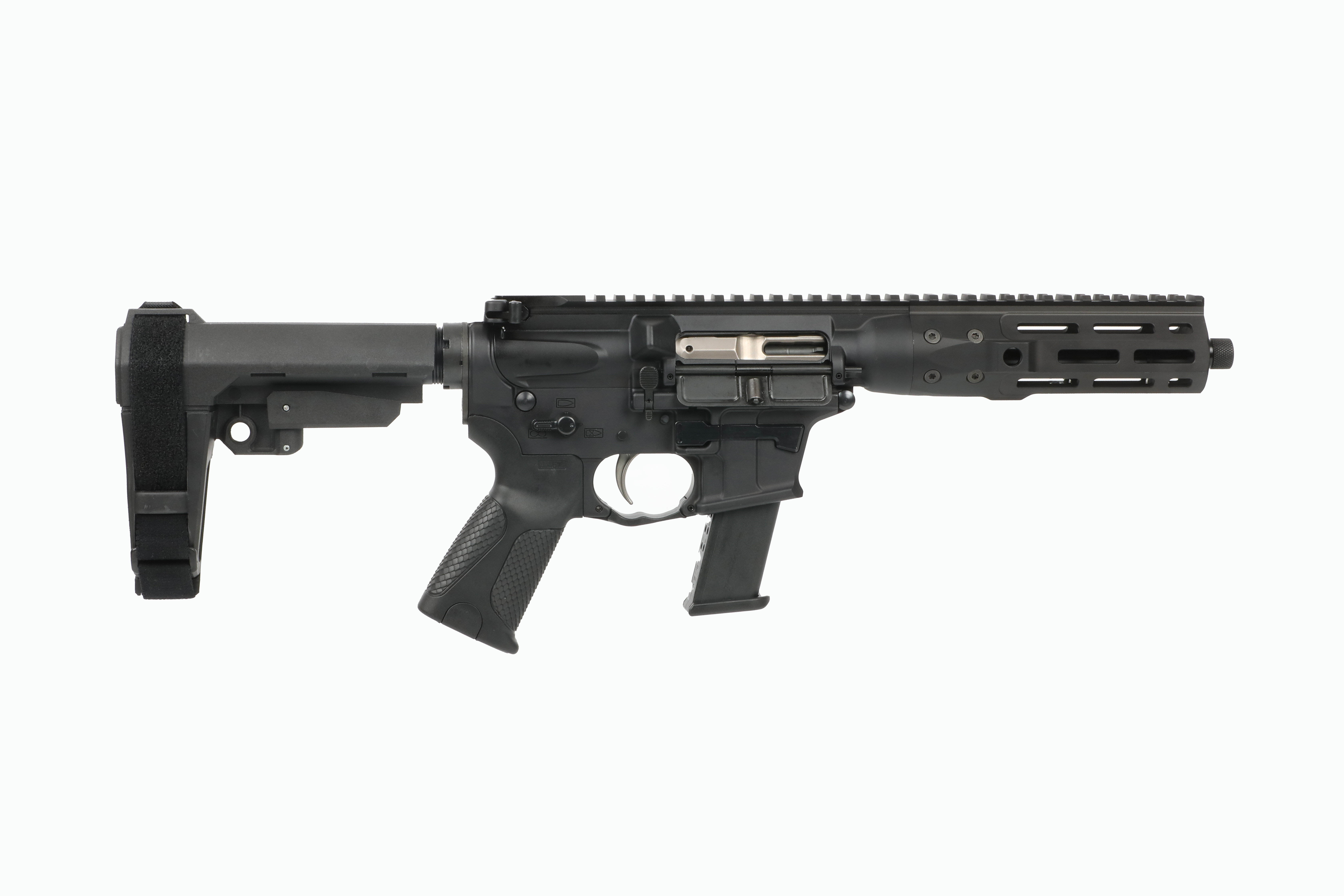 LWRC IC-9 AR Pistol - Black | 9mm 8.5" Threaded Barrel SBA3 Brace ... - View 2