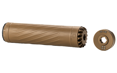 Anechoic X35FDE Titanium Suppressor 9mm/350Legend/338Lapua 1/2"x28 FDE - View 2