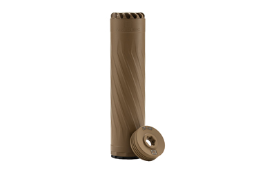 Anechoic X35FDE Titanium Suppressor 9mm/350Legend/338Lapua 1/2"x28 FDE - View 3