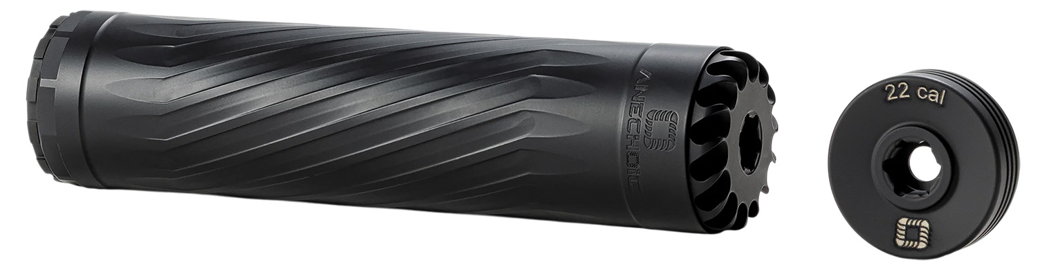 Anechoic X223B Titanium Suppressor 1.62" 1/2"x28 Black/Stainless Steel - View 2