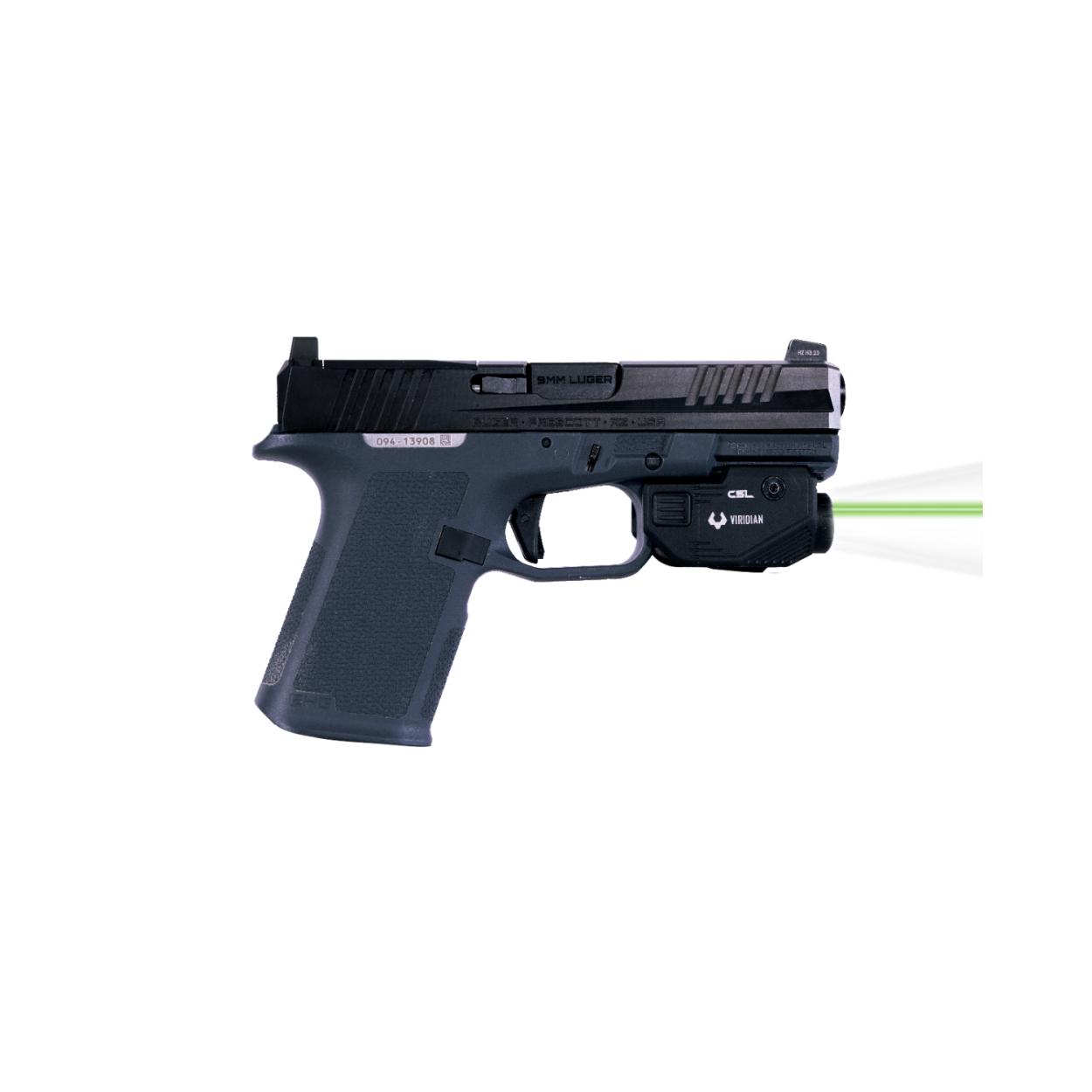 Viridian C5L Custom Ruger RXM Green Laser 580 Lumen Light - Rechargeable Black - View 2
