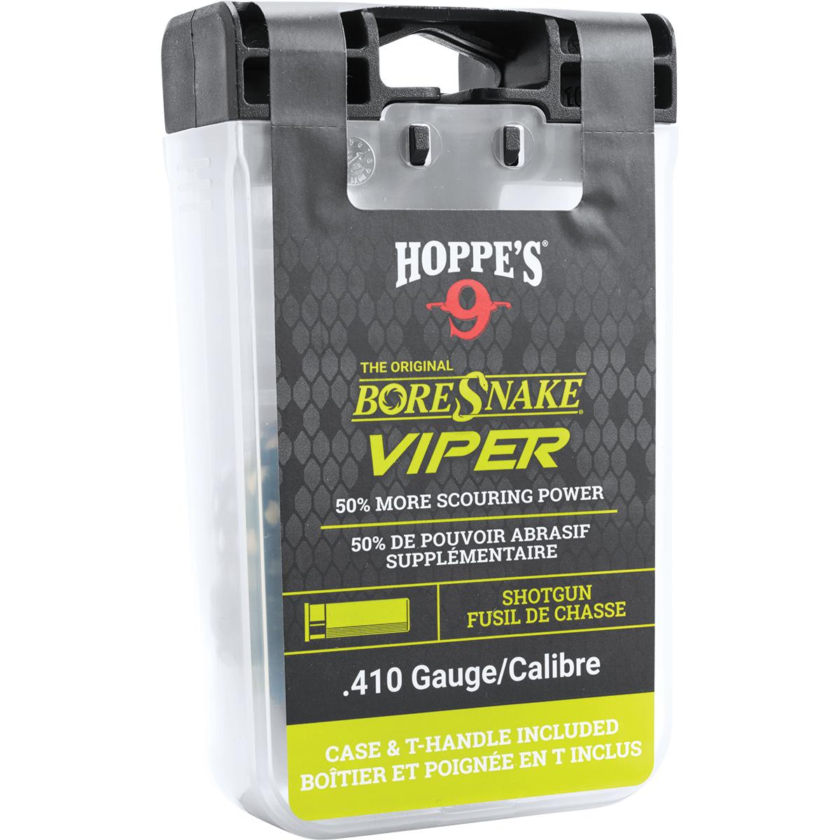 Hoppe's BoreSnake Viper 24031VD Shotgun Cleaner 410 Gauge Length with Pull Handle/Storage Case - View 2