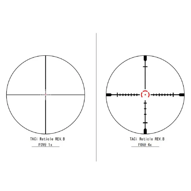 German Precision Optics Centuri Super Compact Rifle Scope 4-16x44 30mm FFP HSi-CQB Illum Black - View 2