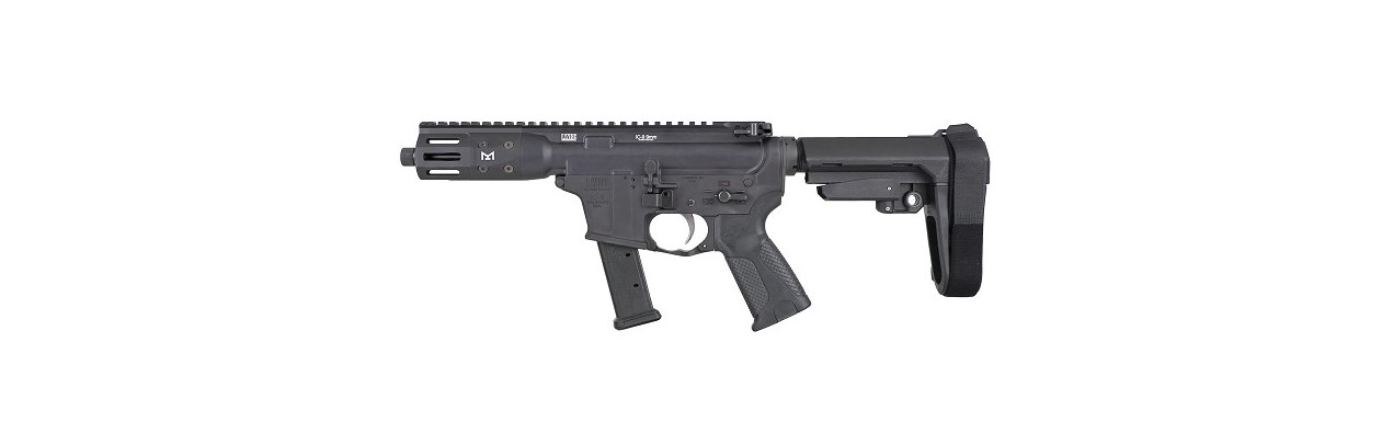 LWRC ICP9B5KSBA3 9MM 5.7" SBA3 Black Pistol - View 2