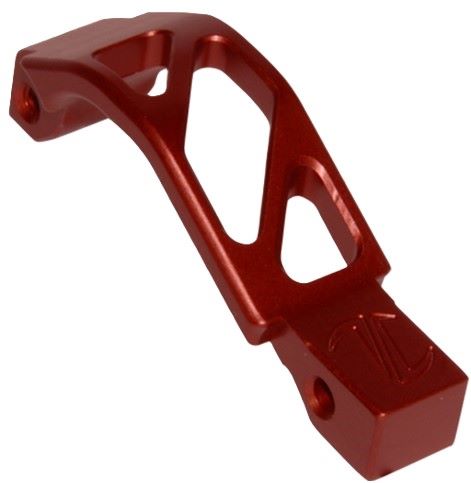 Timber Creek AROTGR AR Oversized Trigger Guard Red Anodized Aluminum - View 2