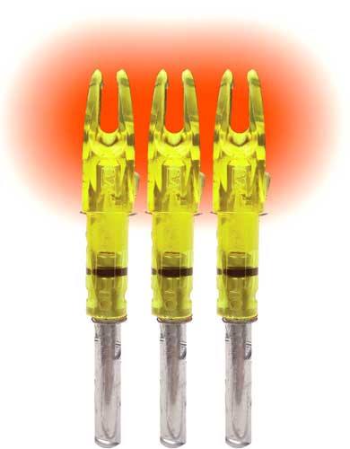 Lumenok Lighted Nock HD Orange S 3 pk. Model: SL3 - View 2