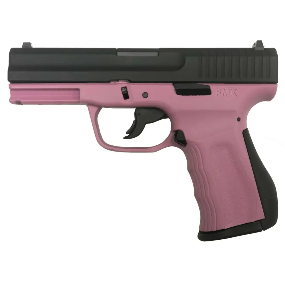 FMK G9C1G2PKSSCM 9mm 10+1 4" Black Slide Pink Frame Pistol - View 2