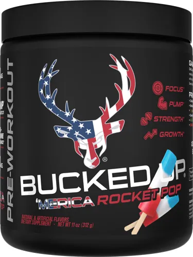 Bucked Up Pre-Workout Rocket Pop 30 Serving Tub - View 2