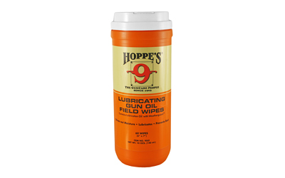 Hoppe's Large Gun Oil Field Wipes 60ct 6" x 7" Lubricating Specifications - View 2