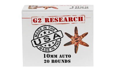 G2 Research G00622 Civic Duty 10mm Ammo 122gr Solid Copper HP 20 Rounds - View 2