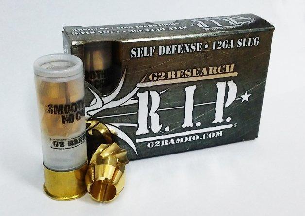 G2 Research G00627 R.I.P. 12 Ga 2-3/4" 1430 fps Fragmenting Slug 5ct - View 2