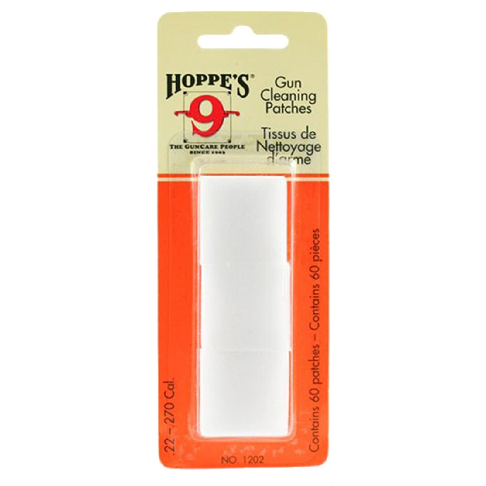Hoppe's No. 2 Gun Cleaning Patches, .22-.270 Caliber, 60 Pack - View 2
