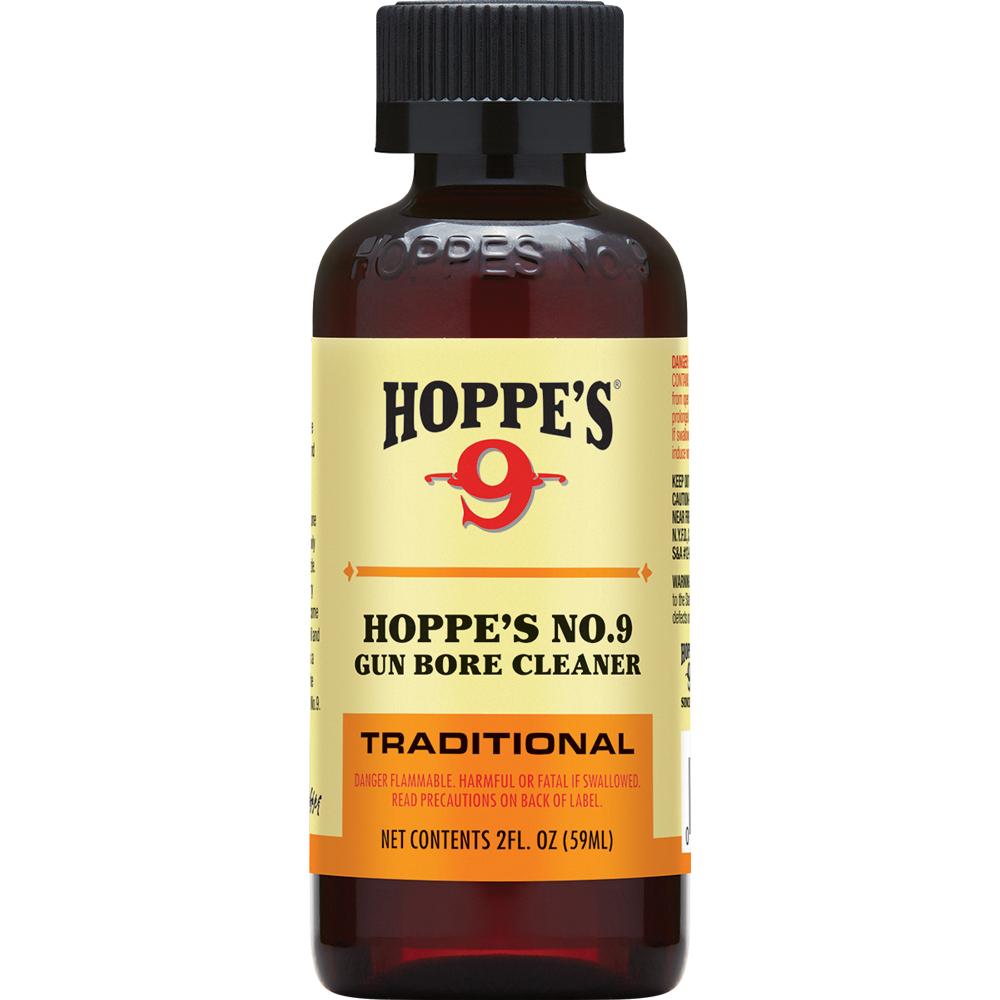 Hoppe's 902 No. 9 Bore Cleaner Removes Carbon, Powder & Lead Fouling Child Proof Cap 2 OZ Bottle 10 Per Pack - View 2