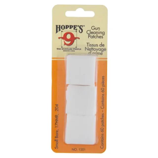 Hoppe's Cleaning Patches No. 1 Small Bore 60 Count - View 2