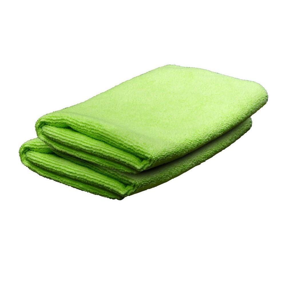 Breakthrough Clean Technologies Microfiber Cleaning Cloth Green 14 Square 2/ct - View 2